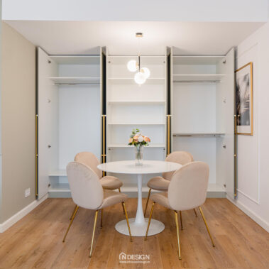 amenajare living apartament 2 camere Băneasa Embassy Residence design interior contemporan mobilier custom